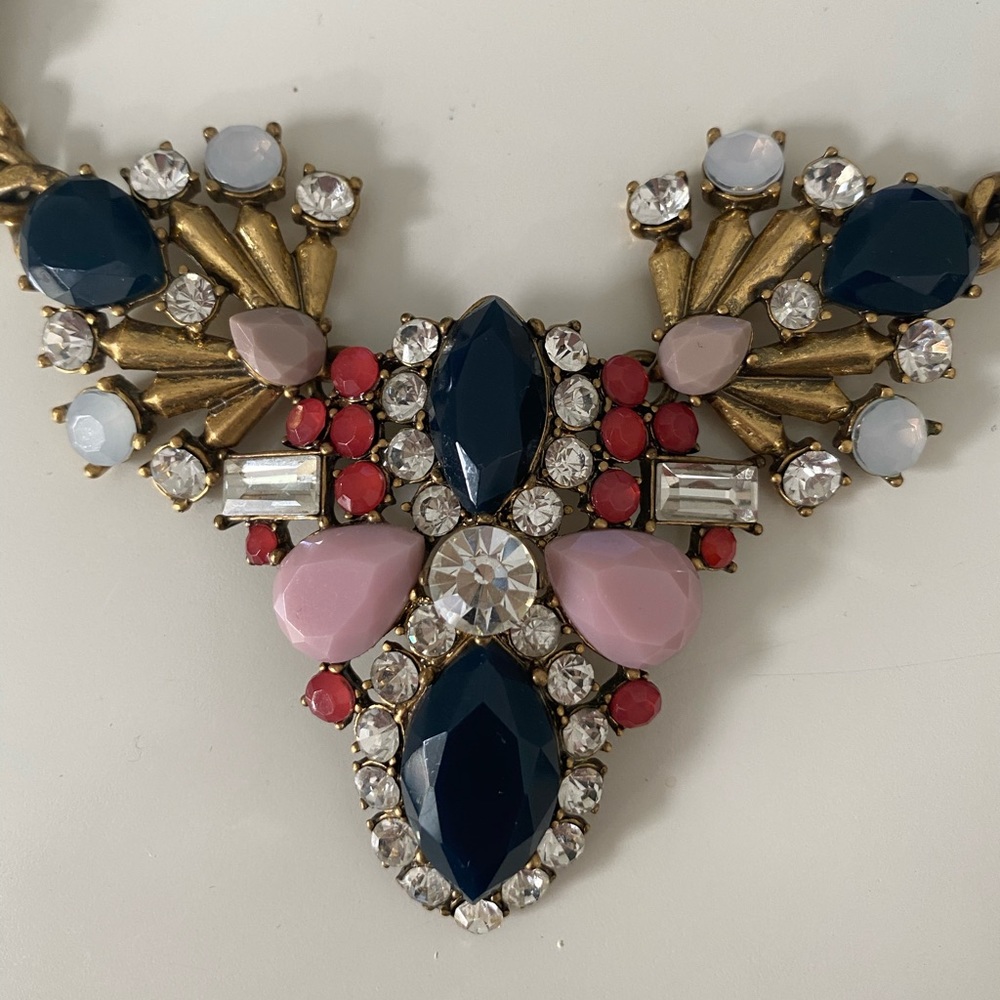 J.Crew Jeweled Statement Necklace